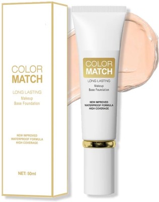 THTC Color Match Long Lasting Makeup  Foundation(Ivory, 50 ml)