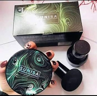 sunisa WATERPROOF and SWEAT RESISTANT Mushroom Head Make up Air Cushion Foundation(CREAM, 20 g)
