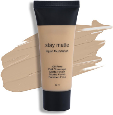 VERGE Stay Matte Waterproof & Long Lasting Liquid  Foundation(06-Soft Tan, 30 ml)