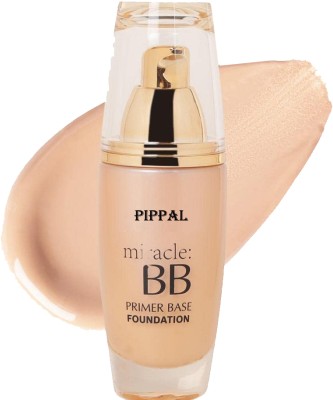 PIPPAL Miracle BB Primer Base Foundation Flawless Coverage Matte Finish 60ml Foundation(Beige, 60 g)