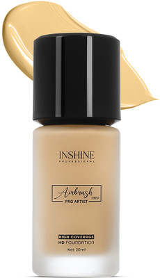 Inshine Airbrush Finish Pro Artist High Coverage HD  Foundation(803 NATURAL BUFF, 30 ml)