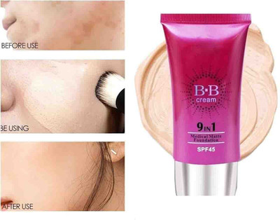 THTC 24-Hour Wear Mattifying High Coverage founadtion Foundation(NATURAL, 50 ml)