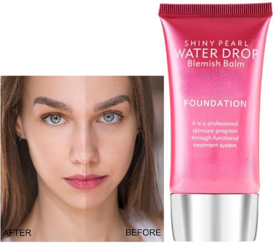 Yuency Waterproof High Coverage Foundation Long-Lasting Matte Finish Foundation(IVORY, 40 g)