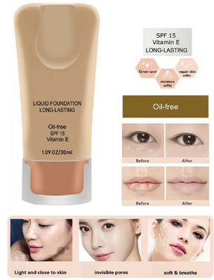 GFSU - GO FOR SOMETHING UNIQUE Oil Free Long Lasting Liquid Foundation SPF 15  Foundation(IVORY, 30 ml)