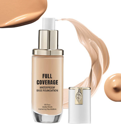 Sheny High Coverage Waterproof Base Matte Liquid  Foundation(beige, 45 g)