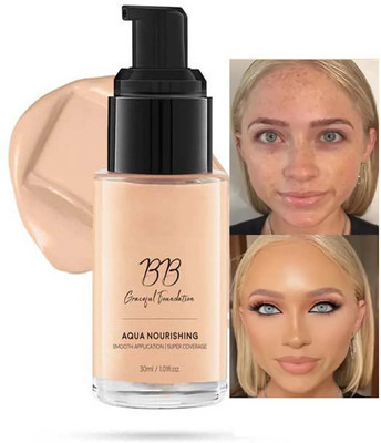 MYEONG Full coverage Matte & Poreless Skin Glow BB Foundation for All Skin Type Foundation(Skin, 30 ml)