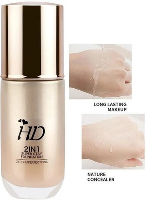 DARYUE waterproof foundation for all skin type Foundation(Beige, 60 ml)