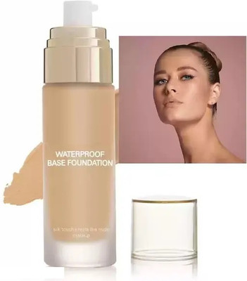 Jiwoo Foundation Full Coverage Waterproof Lightweight Matte Formula  Foundation(beige, 60 ml)