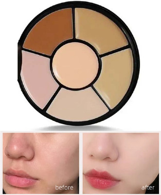Latixmat Covering Dark Circles Acne Marks Oil Control Foundation Brighten Concealer Cream Foundation(Multicolor, 18 g)