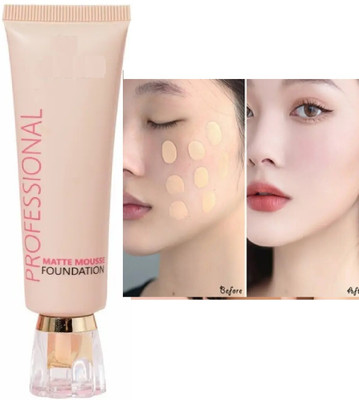 DARYUE shine, Lightweight and comfortable mousse foundation Foundation(ivory, 30 ml)