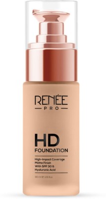 Renee PRO PRO HD Coverage Foundation with Matte Finish, Highly Blendable Formula, SPF15 Foundation(Maple, 30 ml)