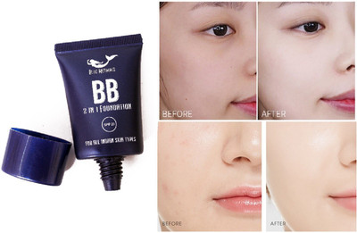BLUEMERMAID TUBE 2 IN 1 BB FOUNDATION WITH NATURAL GLOW LONG LASTING Foundation(IVORY, 30 ml)