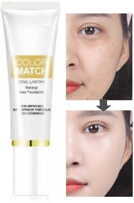 GABBU Color Match Base Long Lasting  Foundation(IVORY, 50 ml)