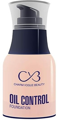 CVB Oil Control Dewy Radiant Foundation for Full Face Coverage Foundation(02 Soft Lvory, 40 ml)