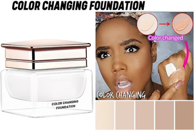 GULGLOW99 Flawless Color Changing Foundation With Satin Finish Long Lasting Waterproof Foundation(WHITE, 30 ml)