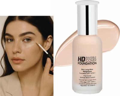 FLORERO Instant Spot Coverage with SPF 15 PA++ Foundation(vanilla ivory, 40 ml)