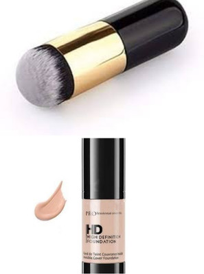 kityshop Professional Cosmetic FULL COVERAGE FOUNDATION Natural & Flawless 30ml Foundation(2 number shade, 30 ml)
