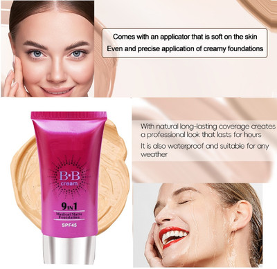 Herrlich Foundation Weightless Smooth & Touch, Face MakeUp Foundation(BEIGE, 50 ml)