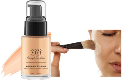 DARVING Oil Free Formulation High Coverage  Foundation(BEIGE, 30 ml)