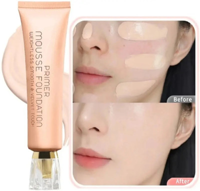FLORERO Mousse Foundation Mini  Foundation(White Ivory, 30 ml)