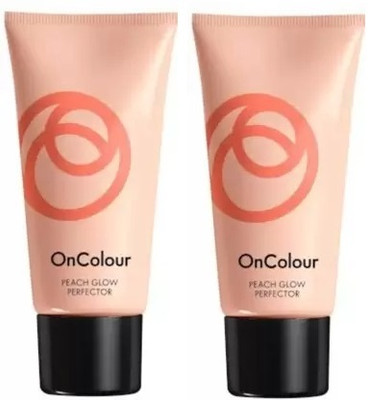 Oriflame Peach glow Perfector (light) Foundation (Peach, 30 ml) Pack of 2 Foundation(light, 30 ml)