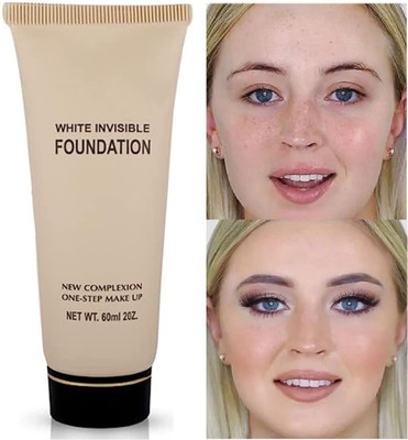 Wonholli Oil Free Makeup high coverage  Foundation(Ivory, 60 ml)