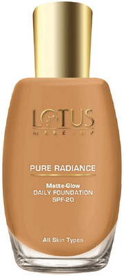 LOTUS MAKE - UP PURE RADIANCE™ MATTE-GLOW DAILY Foundation(CARAMEL, 30 ml)