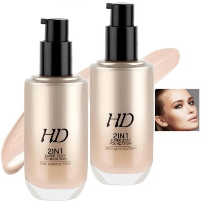 ADJD HD High Definiation Oil Free Waterproof Base  Foundation(NATURAL BEIGE, 120 ml)