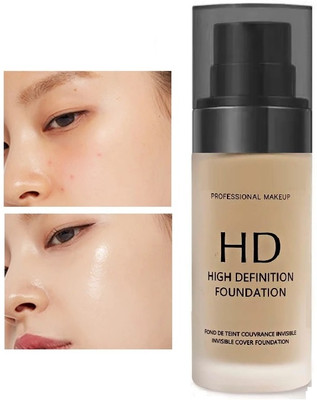 BLUEMERMAID Professional High Definition Foundation | Water-Resistant | Lightweight Foundation(Beige, 30 ml)