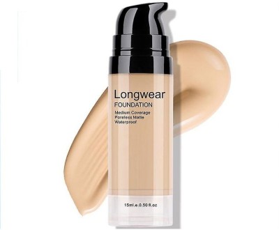 MYEONG Liquid Cream Waterproof Lasting Oil-control  Foundation(Beige, 15 ml)