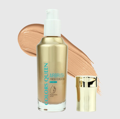 FLORERO Airbrush Foundation with Primer | Lightweight FOUNDATION Foundation(ROSE BLUSH, 55 ml)
