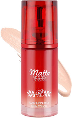 Neycare Natural Finish | Anti-Ageing | Non-Clog Pores Mousse Liquid  Foundation(Medium, 60 ml)
