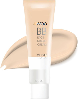 Jiwoo BB Face Magic Cream Moisturizer for Face Full Coverage Foundation(GOLDEN BEIGE, 60 ml)