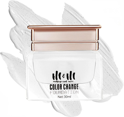 adbeni Color Changing Water proof Satin Finish Liquid  Foundation(White, 30 ml)