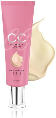 DARVING 7 in 1 Face Miracle CC Cream Foundation Smooth & Lightweight Foundation(BEIGE, 60 ml)