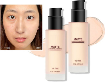 tanvi27 Waterproof Oil Control Refreshing And Moisturizing Matte  Foundation(WHITE IVORY, 60 ml)