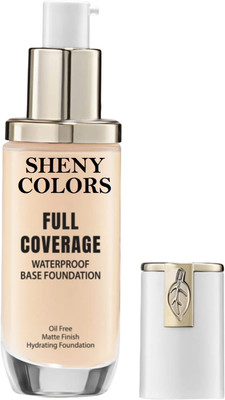 SHENY COLORS Long Lasting Full Coverage Foundation Waterproof Liquid Matte look . Foundation(BEIGE, 45 ml)