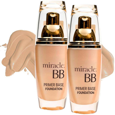 tanvi27 Light Weight BB Primer Base Matte Full Coverage Creamy Beige Foundation Combo Foundation(Creamy Beige, 120 ml)