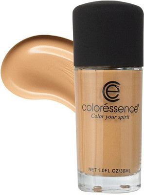 COLORESSENCE SPF-20 Liquid Foundation Deep Coverage Lightweight Face Makeup Formula Foundation(Dark Beige, 30 ml)