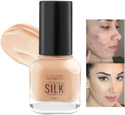 Yuency FOUNDATION DROPS LONG LASTING MATTE FOUNDATION Foundation(beige, 45 ml)