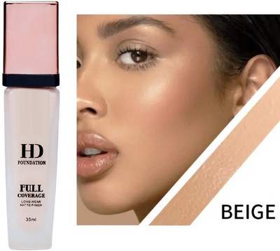 SEUNG High-Definition Foundation: Coverage For All Skin Type Foundation(Beige, 35 g)