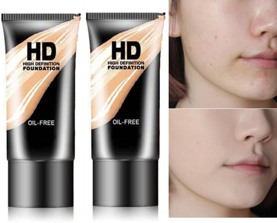 ADJD Combo HD Foundation For High Coverage Foundation(IVORY, 100 g)