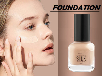 Sheny Full Coverage Waterproof Lightweight ,Formula liquid foundation (PACK OF-1) Foundation(BEIGE, 45 ml)