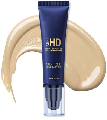GULGLOW99 Mini HD Matte Foundation - Matte Finish | Full Coverage Blendable Foundation(SOFT IVORY, 15 ml)
