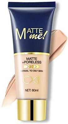 CVB cvbcvb matte+poreless normal to oily skin net 60 ml ) Foundation(white lvory, 60 g)