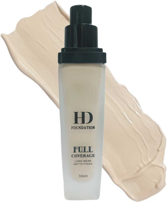 WECHARMERZ Full Coverage Long Wear Matte Finish HD  Foundation(Shade-1, 35 ml)