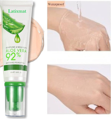 Latixmat Full Coverage Liquid Foundation Makeup Lightweight Foundation(Ivory, 50 ml)