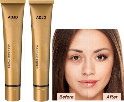 ADJD Combo Full Coverage Foundation Face makeup, Water-Proof Foundation(SOFT IVORY, 60 g)