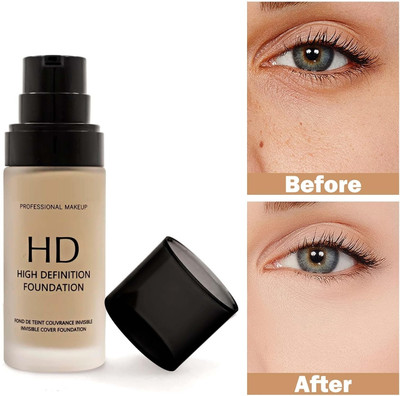 BLUEMERMAID Best HD Foundation , Flawless Coverage, Instant Glow-Up, Matte Finish Foundation(BEIGE, 30 ml)