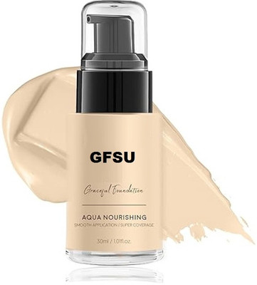 GFSU Liquid Foundation, Waterproof Full Coverage Long Lasting foundation Foundation(natural, 30 ml)